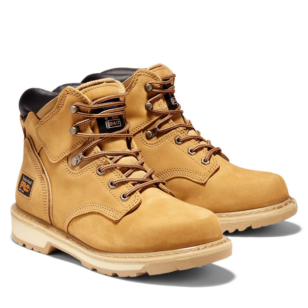 Bocanci De Muncă Timberland Barbati Maro - Pro® Pit Boss 6\" Soft Toe - Romania - CHGNYS701